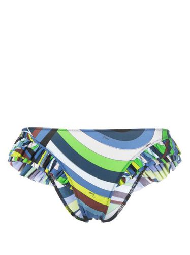 Bas de bikini volanté à imprimé graphique - PUCCI - Modalova