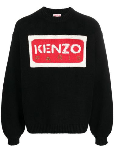 Pull en maille à détail de logo - Kenzo - Modalova