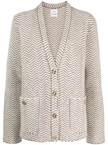 Cardigan à motif de chevrons - Barrie - Modalova