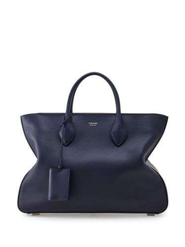 Sac cabas en cuir à logo imprimé - Ferragamo - Modalova