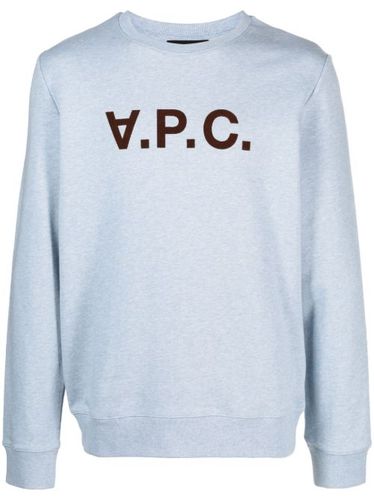 Sweat en coton à logo floqué - A.P.C. - Modalova