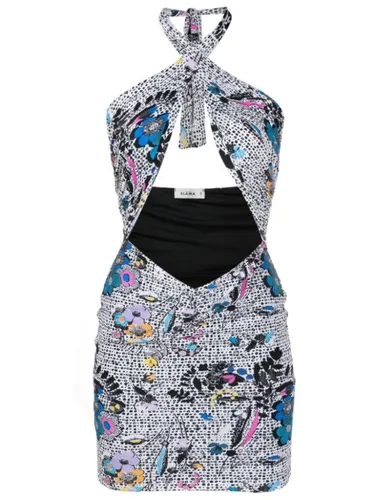 Robe imprimée à dos-nu - Amir Slama - Modalova