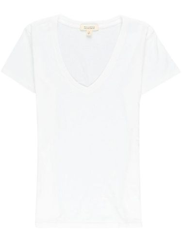 T-shirt en coton à col v - Nili Lotan - Modalova