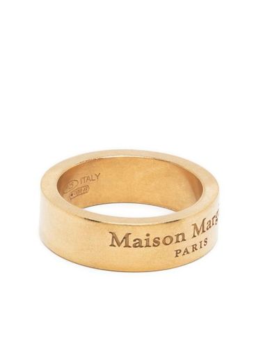 Bague en argent à logo gravé - Maison Margiela - Modalova