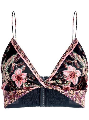 Haut crop Tay à fleurs - alice + olivia - Modalova