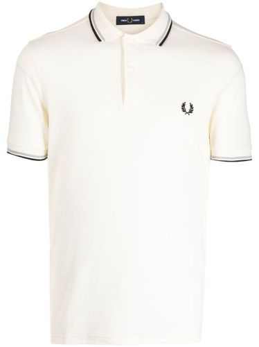 Polo en coton à bordures contrastées - Fred Perry - Modalova