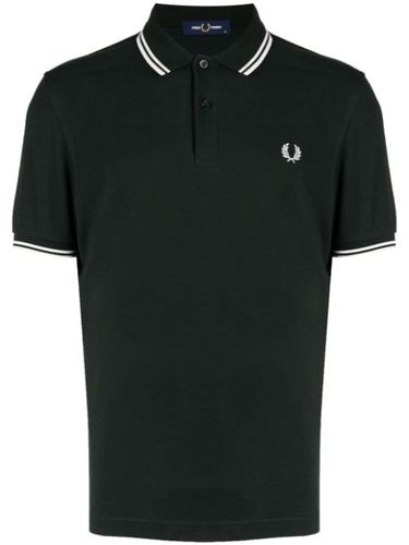 Polo en coton à bordures contrastées - Fred Perry - Modalova