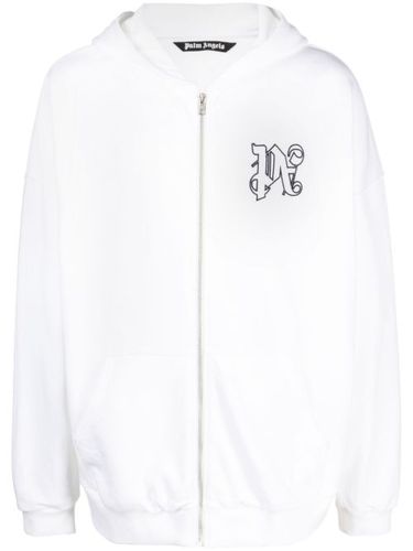 Hoodie à motif monogrammé brodé - Palm Angels - Modalova