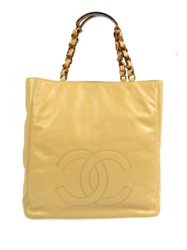 Sac cabas à anses en chaîne (1998) - CHANEL Pre-Owned - Modalova