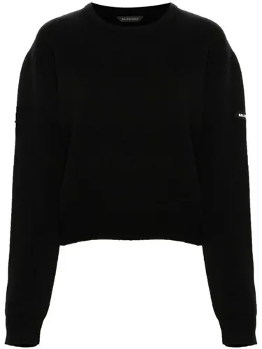 Pull en maille intarsia - Balenciaga - Modalova