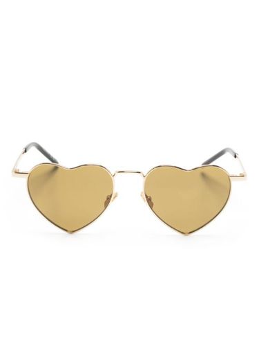 Lunettes de soleil Loulou à monture cœur - Saint Laurent Eyewear - Modalova