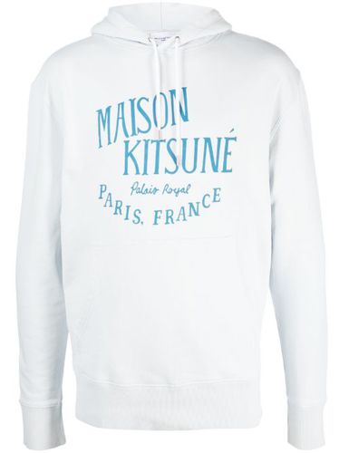 Hoodie en coton à logo imprimé - Maison Kitsuné - Modalova