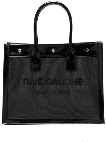 Sac cabas Rive Gauche à fini verni - Saint Laurent - Modalova