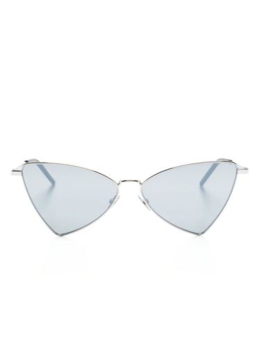 Lunettes de soleil Jerry à logo embossé - Saint Laurent Eyewear - Modalova