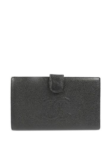 Portefeuille pliant à logo CC (2002) - CHANEL Pre-Owned - Modalova