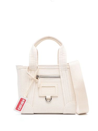 Mini sac cabas Paris en toile - Kenzo - Modalova