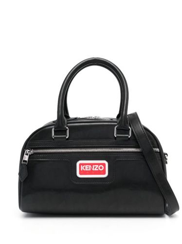 Sac à main zippé à plaque logo - Kenzo - Modalova