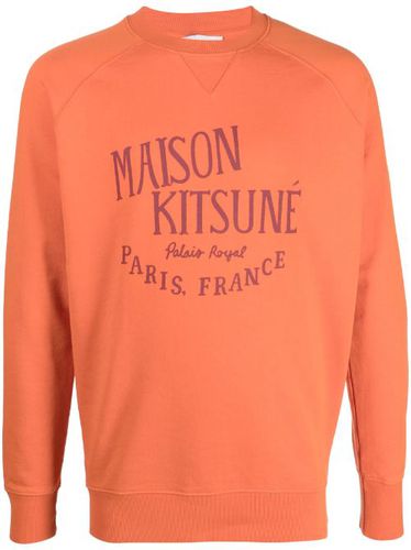 Sweat en coton à logo imprimé - Maison Kitsuné - Modalova