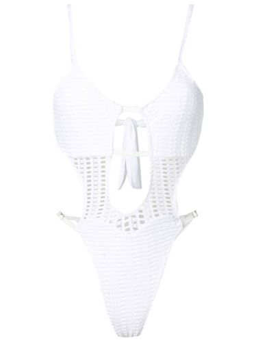 Maillot de bain en maille marbrée - Amir Slama - Modalova