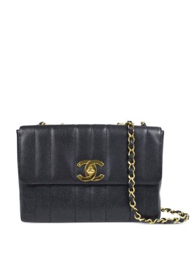 Sac porté épaule Jumbo Mademoiselle à rabat (1995) - CHANEL Pre-Owned - Modalova