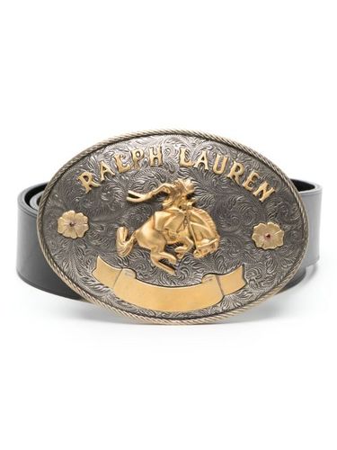 Ceinture en cuir à boucle - Ralph Lauren Collection - Modalova