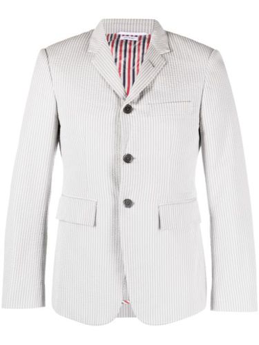 Blazer à rayures en seersucker - Thom Browne - Modalova