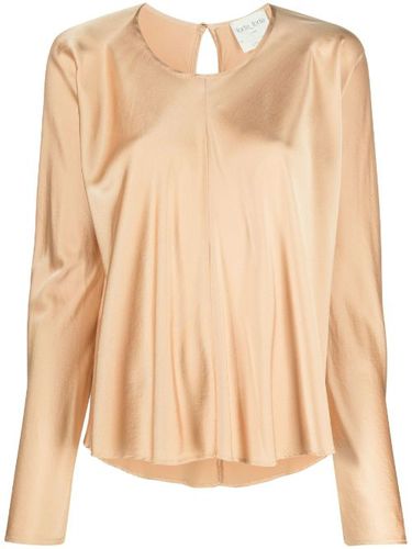 Blouse en satin à encolure ronde - Forte Forte - Modalova