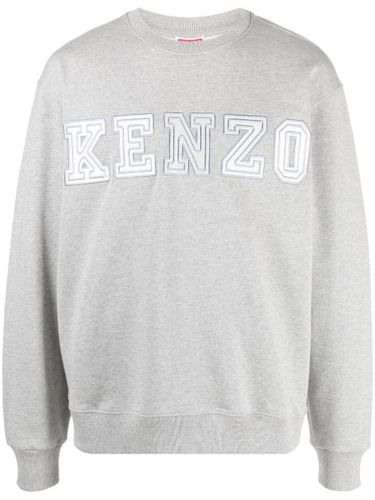 Sweat en coton à logo brodé - Kenzo - Modalova