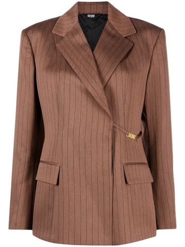 Blazer à fines rayures - GCDS - Modalova