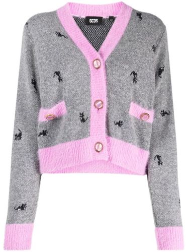 Cardigan Kittho en laine mélangée - GCDS - Modalova