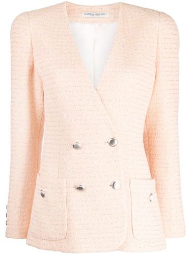 Blazer en tweed à sequins - Alessandra Rich - Modalova