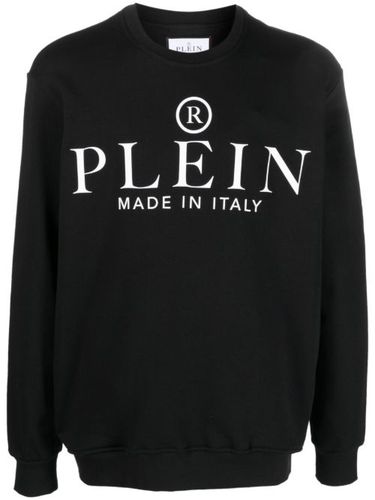 Sweat en maille nervurée à logo imprimé - Philipp Plein - Modalova