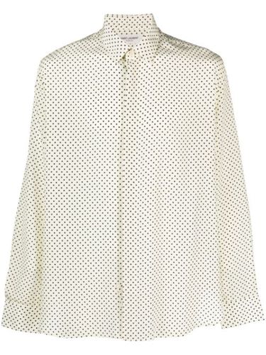 Chemise en soie à pois - Saint Laurent - Modalova