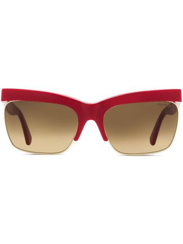 X Veronica Leoni lunettes de soleil à monture rectangulaire - Moncler Eyewear - Modalova