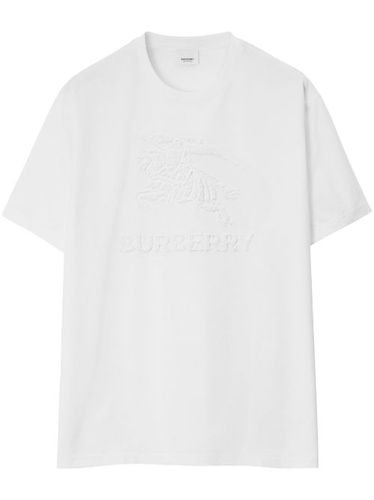 T-shirt en coton à logo embossé - Burberry - Modalova