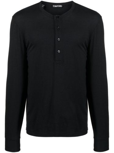 T-shirt à col boutonné - TOM FORD - Modalova