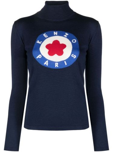 Pull en maille à logo intarsia - Kenzo - Modalova