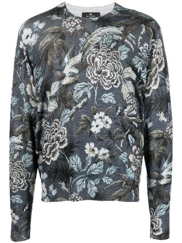 Sweat à fleurs en cachemire mélangé - ETRO - Modalova