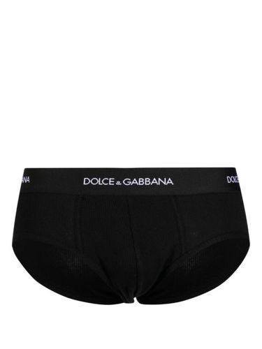 Slip à taille logo - Dolce & Gabbana - Modalova