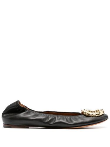 Ballerines en cuir à boucle - Lanvin - Modalova