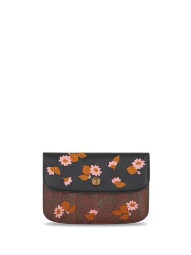 Porte-monnaie Essential à design brodé - ETRO - Modalova