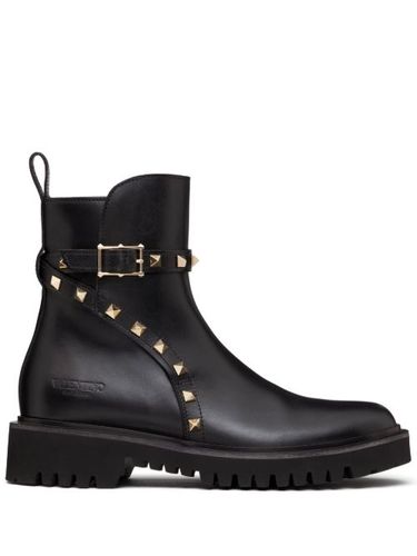 Bottines Rockstud 40 mm en cuir - Valentino Garavani - Modalova