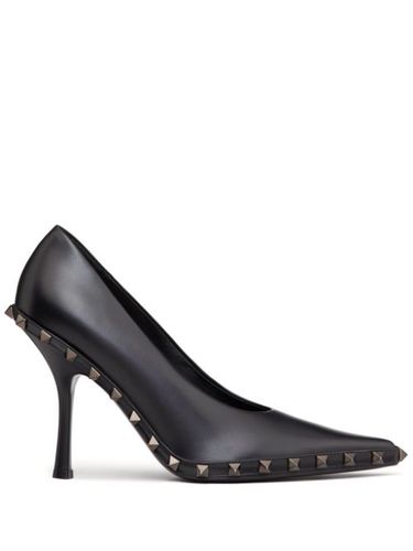 Escarpins Rockstud 100mm en cuir - Valentino Garavani - Modalova