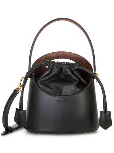 Mini sac seau Saturno en cuir - ETRO - Modalova