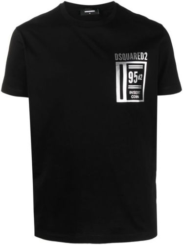 T-shirt en coton à logo imprimé - DSQUARED2 - Modalova