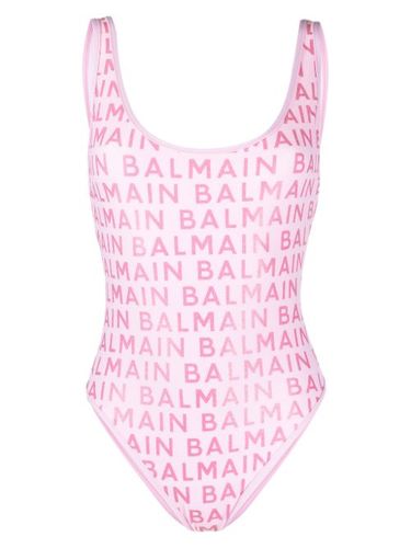 Maillot de bain à logo imprimé - Balmain - Modalova