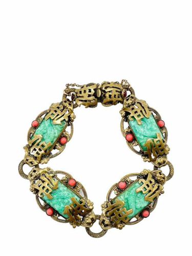 Antique Neiger Brothers Chinoiserie Dragon Bracelet 1920s - Jennifer Gibson Jewellery - Modalova