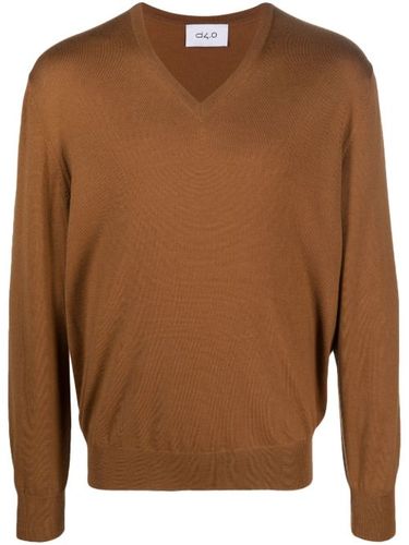 Pull en laine à col v - D4.0 - Modalova