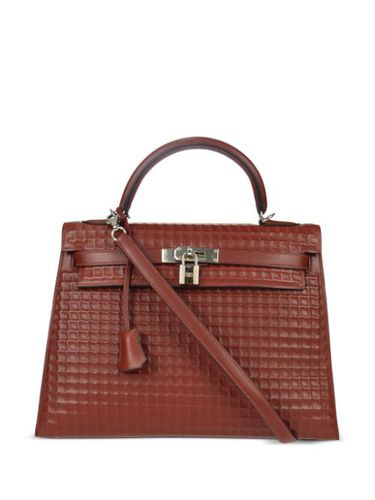 Sac à main Waffle Kelly 32 Sellier (2003) - Hermès Pre-Owned - Modalova