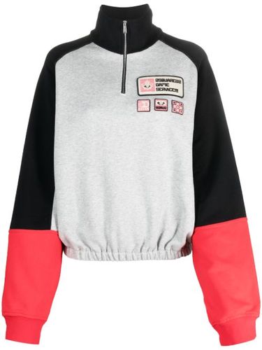DSQUARED2 pull à patch logo - Gris - DSQUARED2 - Modalova